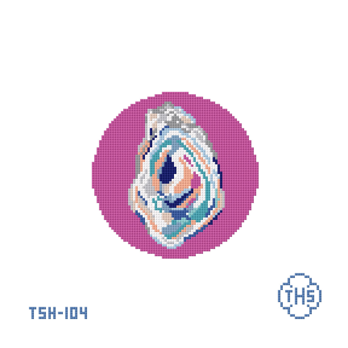 Oyster Round-Pink